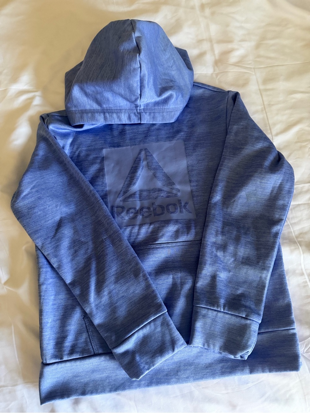 Reebok Kids' Light Blue Hoodie with Logo